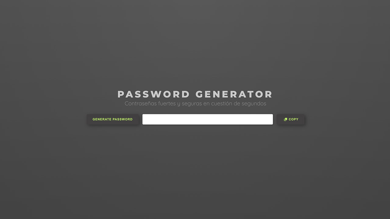 Password Generator